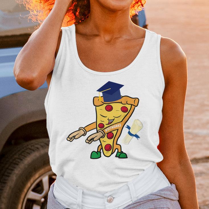 Flossing Pizza Dairy OIT For Dairy OIT Graduation Unisex Tank Top