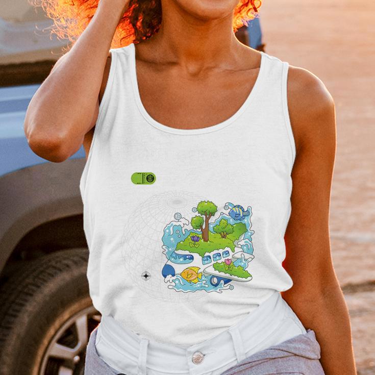 Frutiger Aero Y2K Fashion Trends Statement Piece Tech Orbite Premium Tri-Blend Unisex Tank Top
