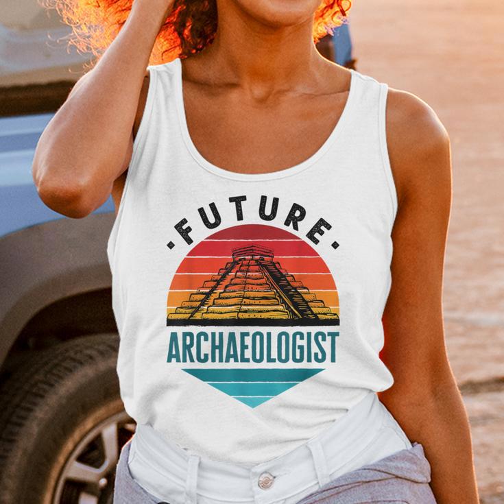 Future Archaeologist Pyramid Archaeology Student Graduation Unisex Tank Top