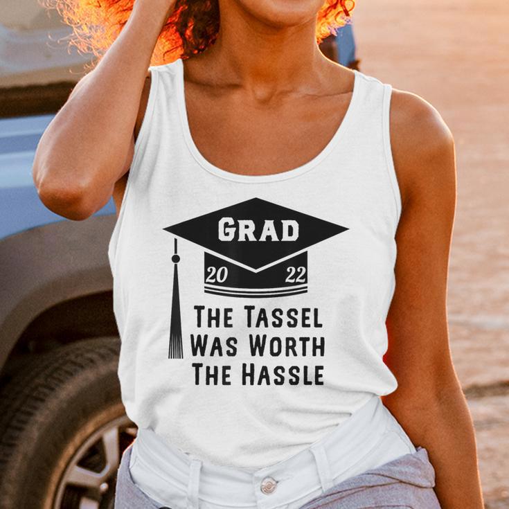 Grad 2022 Graduation Tassel Was Worth The Hassle Unisex Tank Top