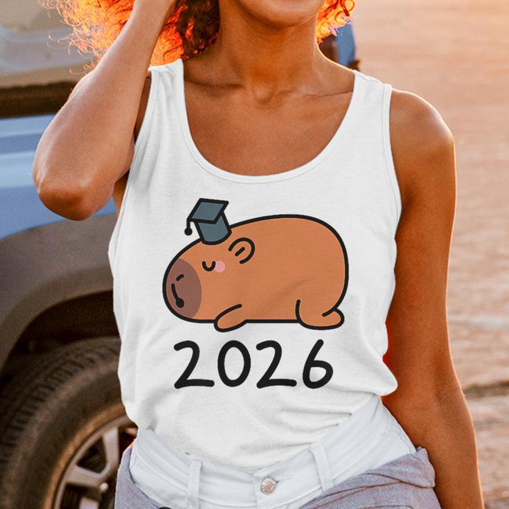 Grad Class Of 2026 Capybara Graduation Graduated Kids Unisex Tank Top