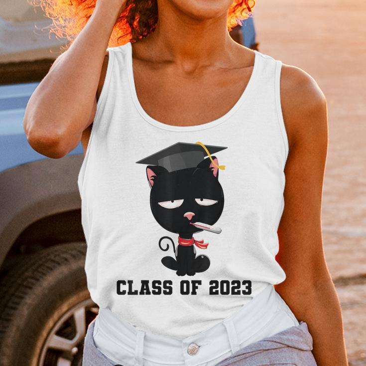 I Graduated Class Of2023 Cat Graduation Unisex Tank Top