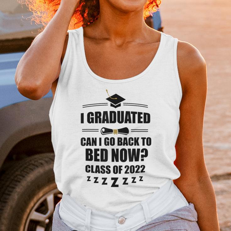 I Graduated Can I Go Back To Bed Class Of 2022 Graduation Unisex Tank Top