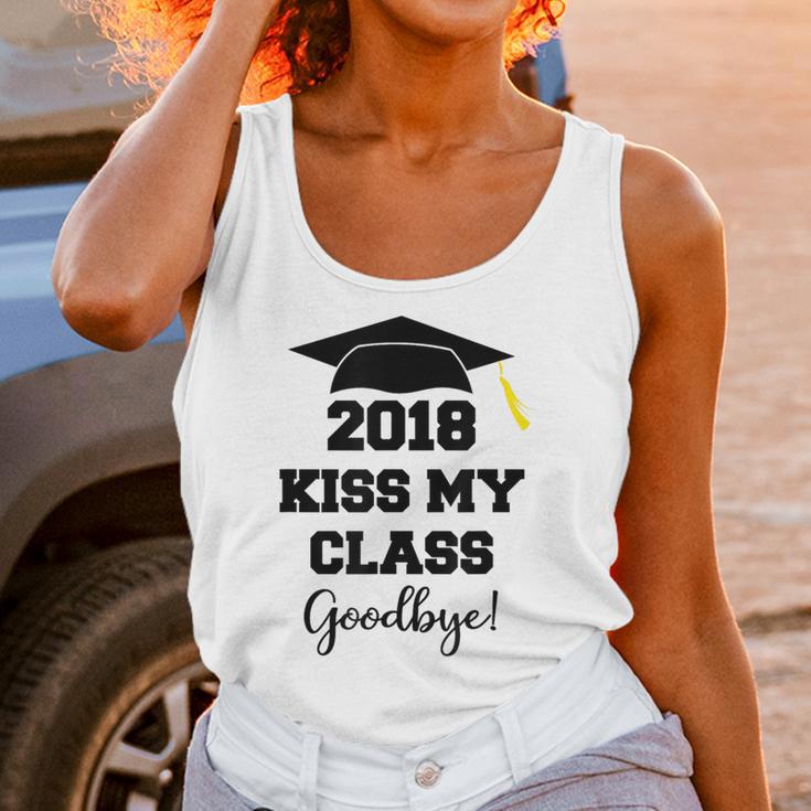GraduationShirt Kiss My Class 2018 Goodbye Unisex Tank Top
