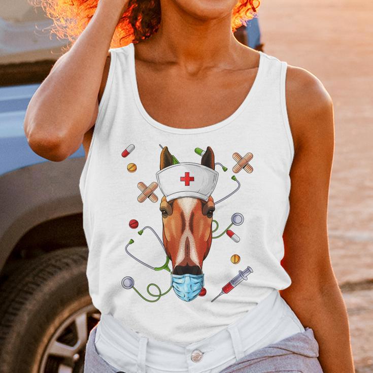 Horse Nurse RN ER Nursing School Graduation Unisex Tank Top