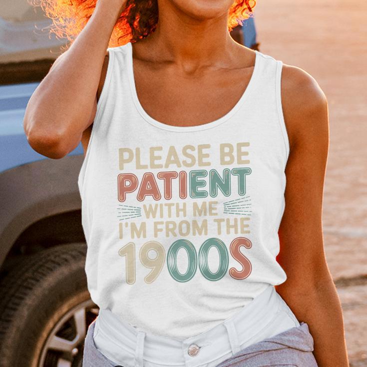 Humor Retro Please Be Patient With Me I'm From The 1900s Premium Unisex Tank Top