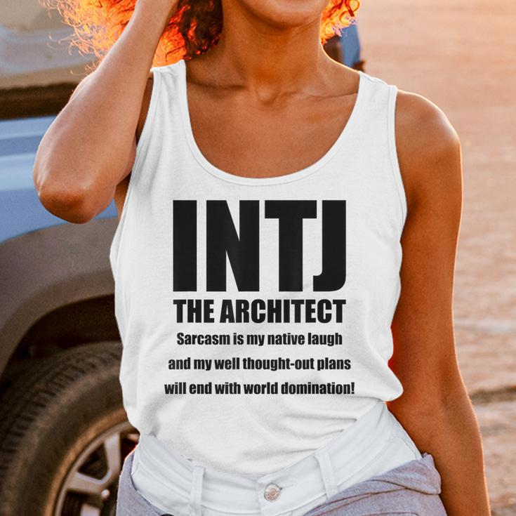 INTJ Architect Personality Introvert Sarcastic Unisex Tank Top INTJ Architect Personality Introvert Sarcastic Unisex Tank Top
