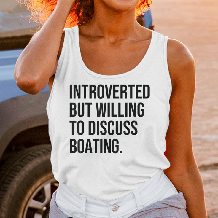 Introverted Boater Boating Introvert Unisex Tank Top Introverted Boater Boating Introvert Unisex Tank Top