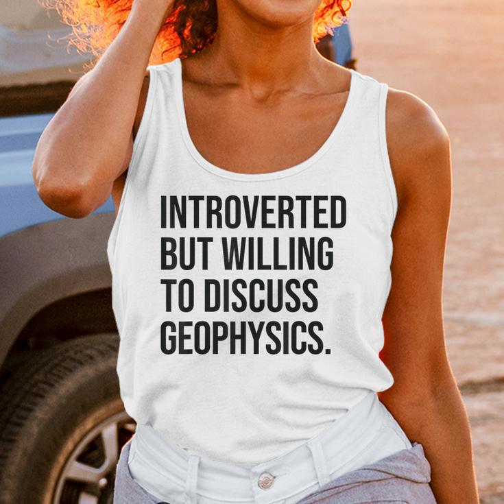 Introverted Geophysicist Geophysics Introvert Unisex Tank Top Introverted Geophysicist Geophysics Introvert Unisex Tank Top