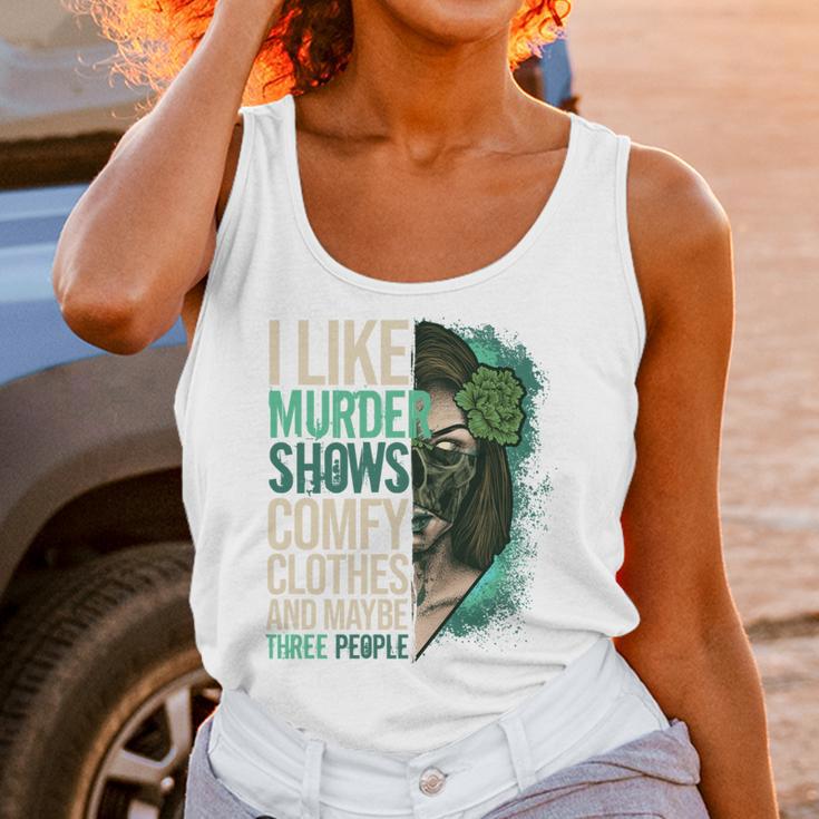 Introverted Murder Shows True Crime Lovers Introvert Unisex Tank Top Introverted Murder Shows True Crime Lovers Introvert Unisex Tank Top