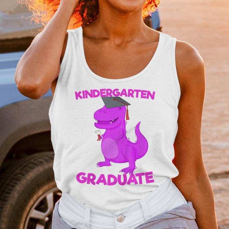 Kids Kindergarten Graduation Idea For Girls Dinosaur Unisex Tank Top