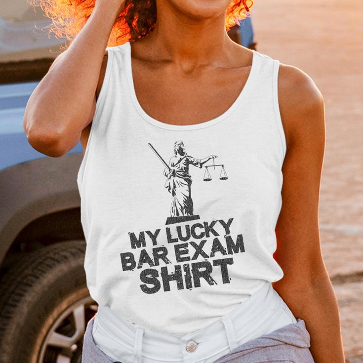 Law School Graduation My Lucky Bar Exam Shirt Lawyer Unisex Tank Top