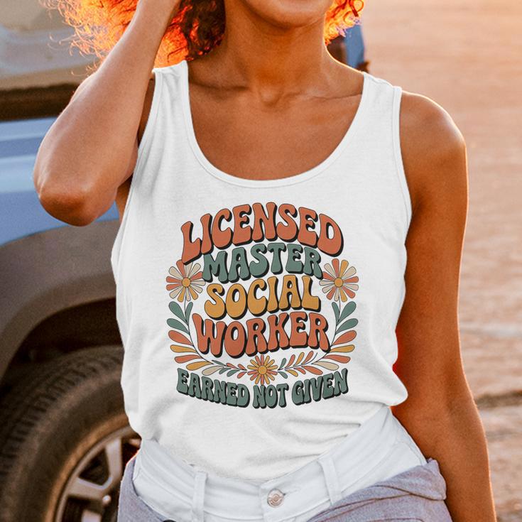 Licensed Social Worker Masters MSW LMSW Graduation 2026 Premium Tri-Blend Unisex Tank Top
