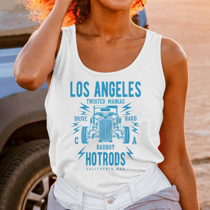 Los Angeles Hotrods Automotive Nostalgia Premium Tri-Blend Unisex Tank Top