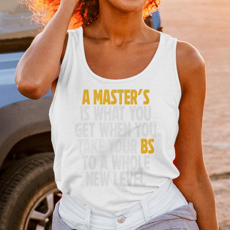 Master Degree When You Take Bs To New Level Graduation Premium Unisex Tank Top
