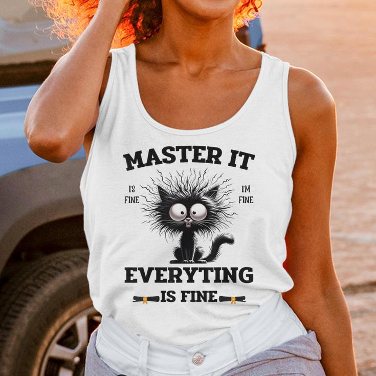 Masters Mastered It Graduate Master Degree Graduation Unisex Tank Top