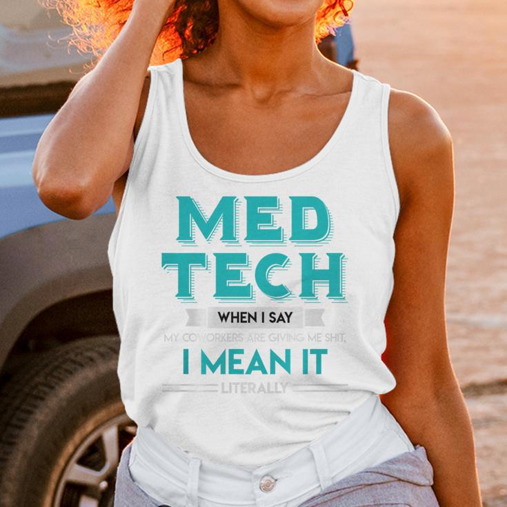 Med Tech Medical Technician Gag Lab Graduation Premium Unisex Tank Top