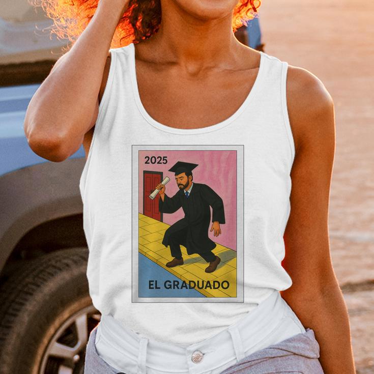 Mexican For Graduation 2025 El Graduado Premium Tri-Blend Unisex Tank Top