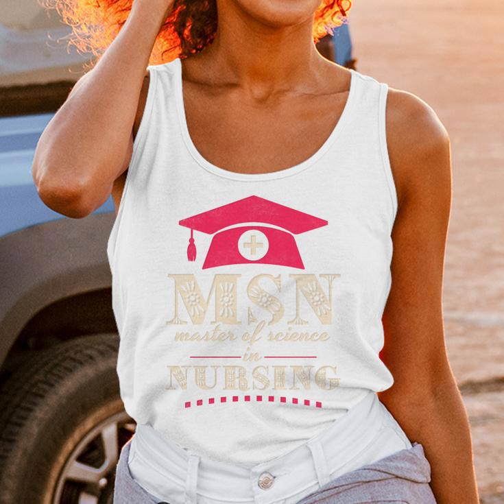 Msn Master Of Science In Nursing College Graduation Premium Tri-Blend Unisex Tank Top