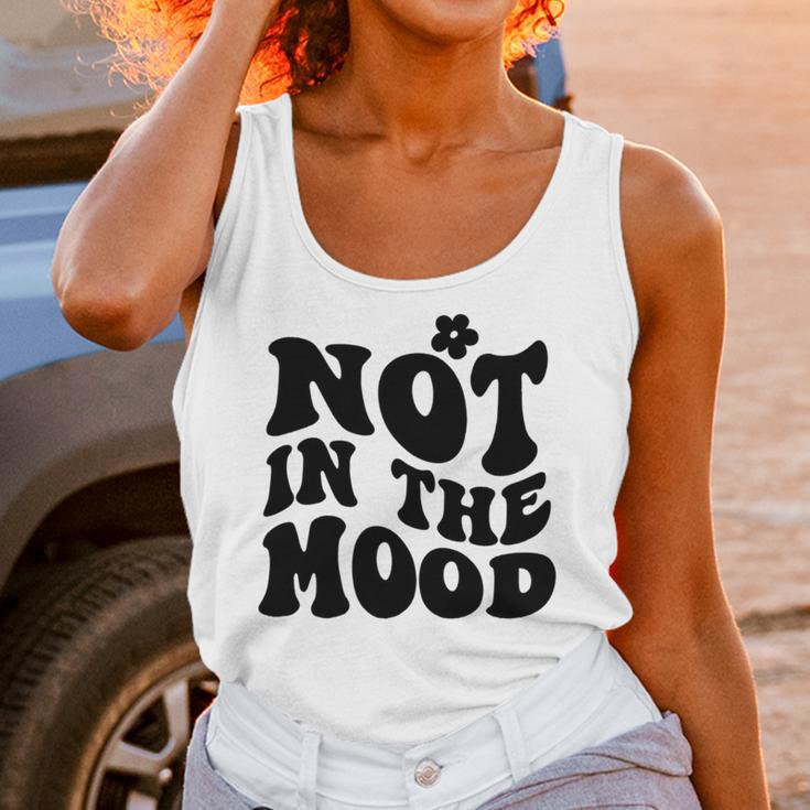 Not In The Mood Anti Social Introvert Sarcastic Retro Unisex Tank Top