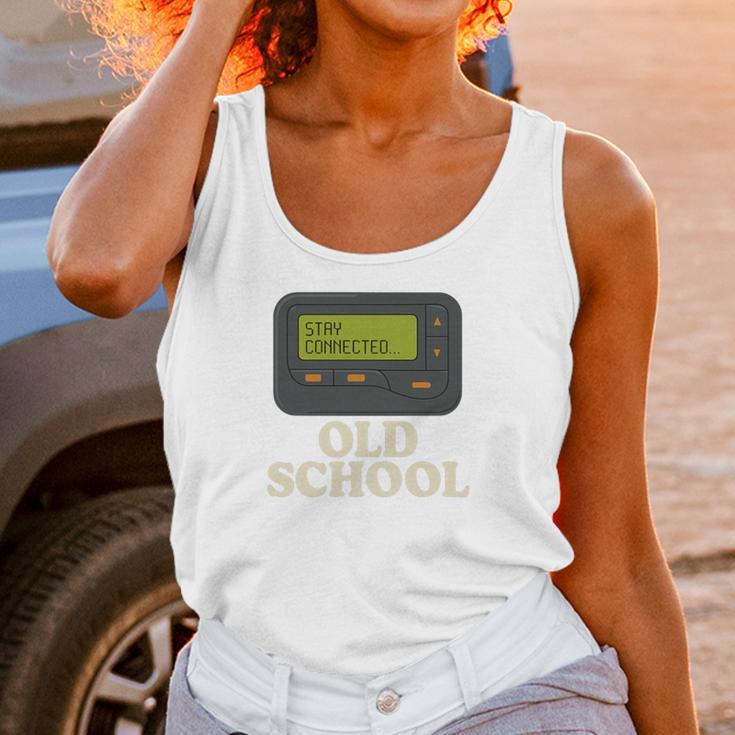 Old School 90s Pager Retro Nostalgia Vintage Tech Gen Unisex Tank Top