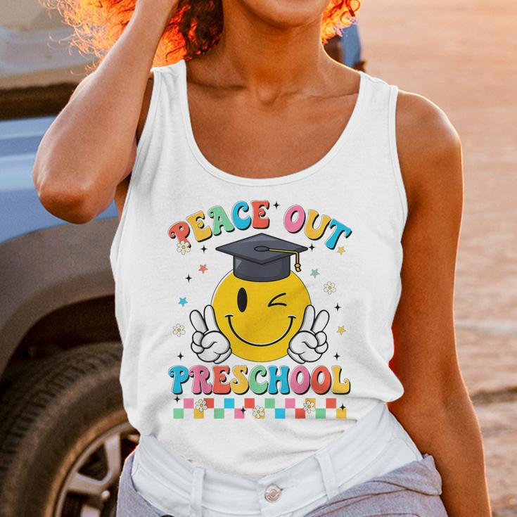Peace Out Preschool Graduation Last Day Teachers Boys Girls Unisex Tank Top
