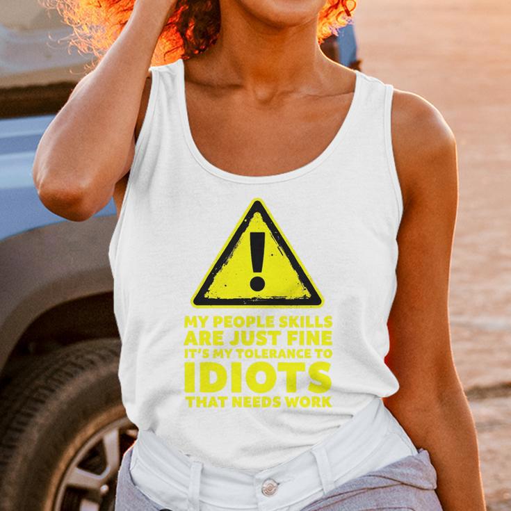 My People Skills Are Just Fine Sarcastic Introvert Premium Tri-Blend Unisex Tank Top My People Skills Are Just Fine Sarcastic Introvert Premium Tri-Blend Unisex Tank Top