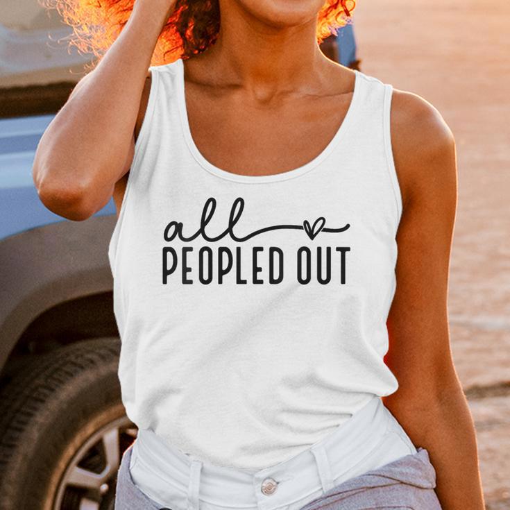 All Peopled Out Introvert Unisex Tank Top All Peopled Out Introvert Unisex Tank Top