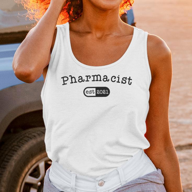 Pharmacy Student TShirt Pharmacist Graduation Est 2021 Unisex Tank Top