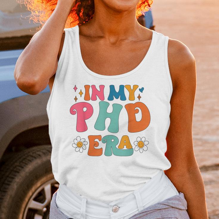 In My Phd Era Groovy Phd Graduation Future Doctor Unisex Tank Top