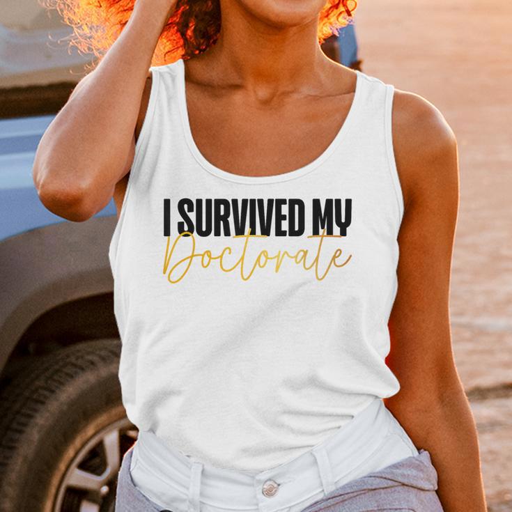 Phd Graduation Doctorate Degree Dissertation Masteral Grad Unisex Tank Top