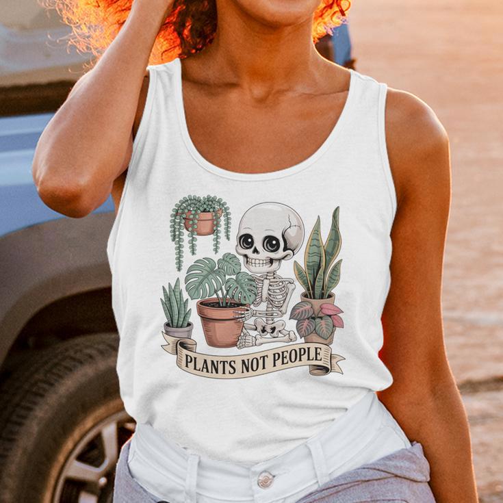 Plant Introvert Gardener Houseplant Botanical Women Men Kids Unisex Tank Top