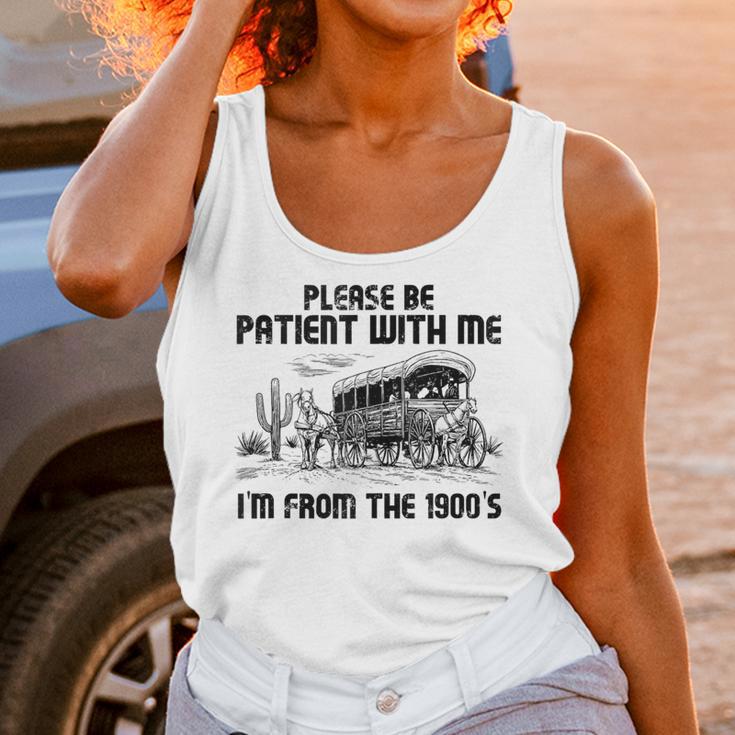 Please Patience I'm From The 1900s Vintage Western Unisex Tank Top Please Patience I'm From The 1900s Vintage Western Unisex Tank Top