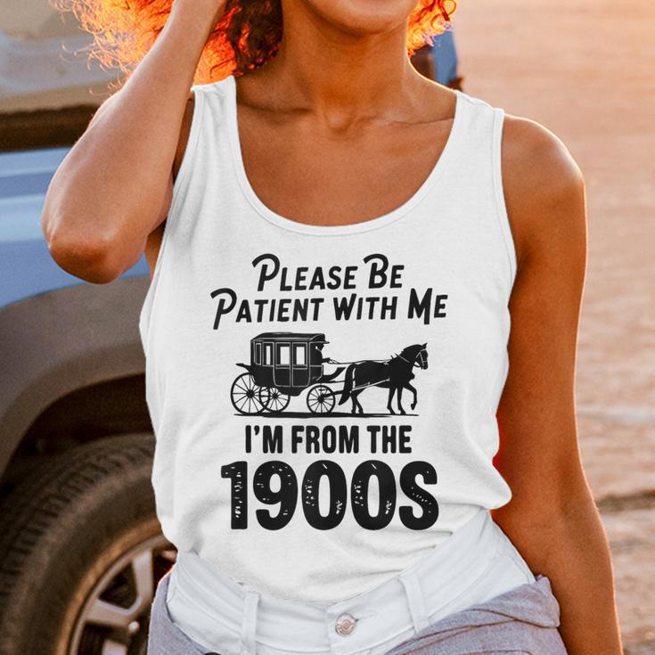 Please Be Patient With Me I'm From The 1900s Dad Joke Saying Unisex Tank Top Please Be Patient With Me I'm From The 1900s Dad Joke Saying Unisex Tank Top
