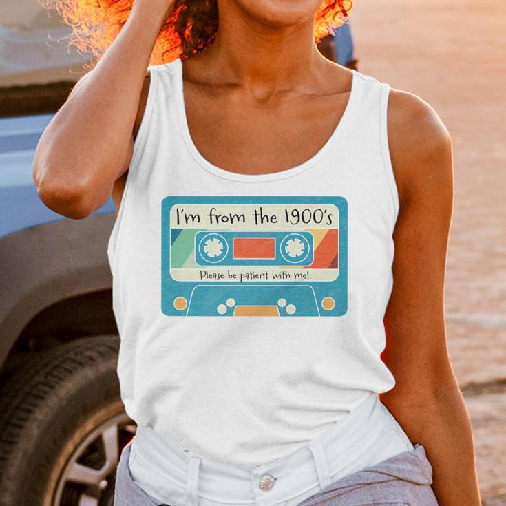 Please Be Patient With Me I'm From The 1900s Dad Premium Unisex Tank Top