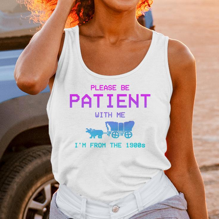 Please Be Patient With Me I'm From The 1900s Father Day Premium Unisex Tank Top