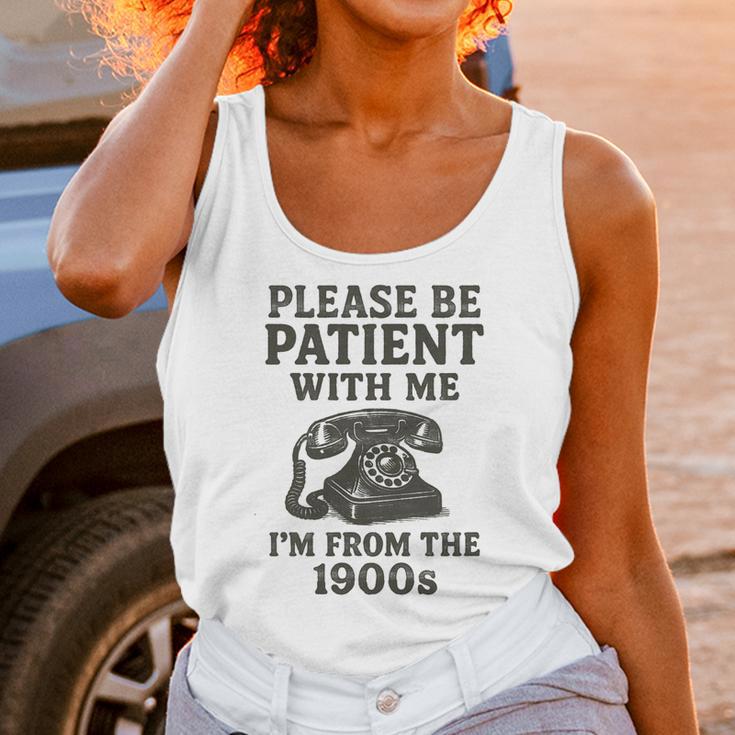 Please Be Patient With Me I'm From The 1900s Funny Premium Tri-Blend Unisex Tank Top Please Be Patient With Me I'm From The 1900s Funny Premium Tri-Blend Unisex Tank Top