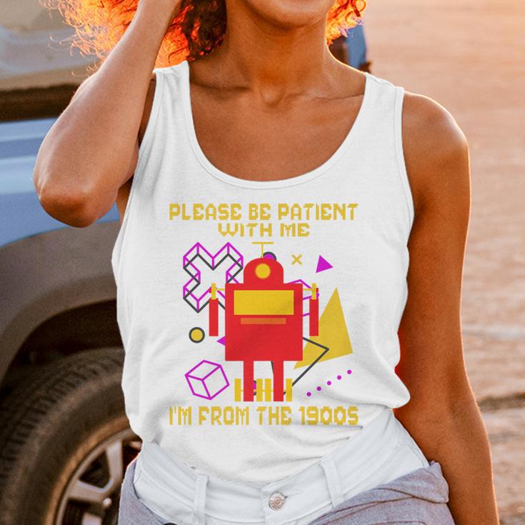 Please Be Patient With Me I'm From The 1900s Gen X Robot Premium Unisex Tank Top