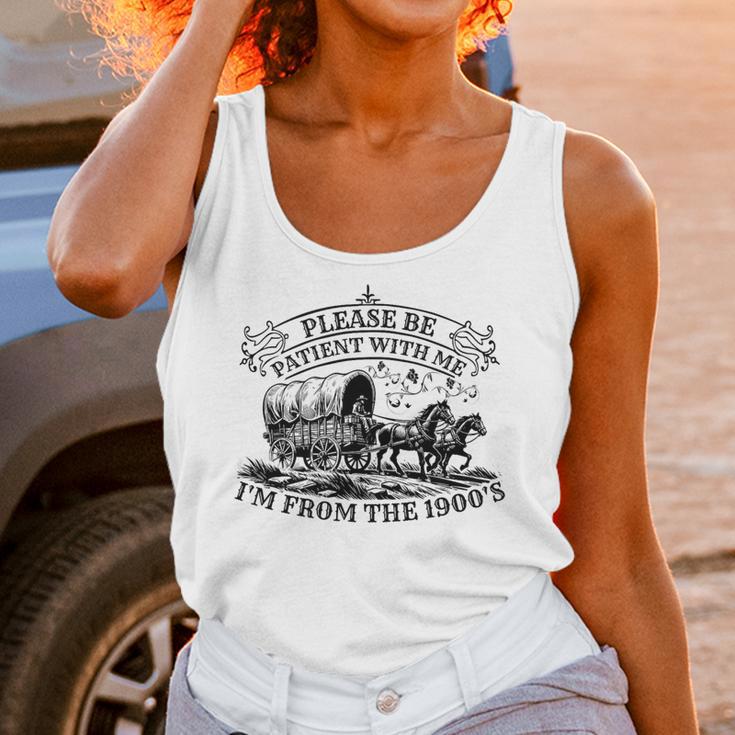 Please Be Patient With Me I'm From The 1900s For Men Women Premium Tri-Blend Unisex Tank Top