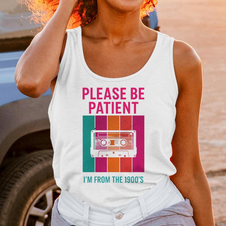 Please Be Patient I'm From The 1900s Retro Cassette Tape Premium Tri-Blend Unisex Tank Top Please Be Patient I'm From The 1900s Retro Cassette Tape Premium Tri-Blend Unisex Tank Top