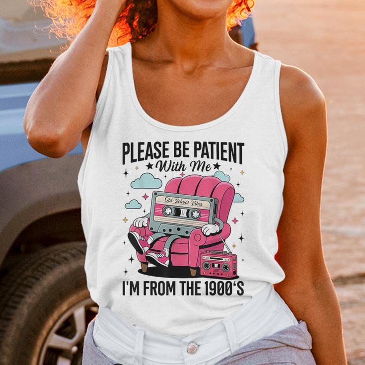Please Be Patient I'm From The 1900s Retro Cassette Unisex Tank Top