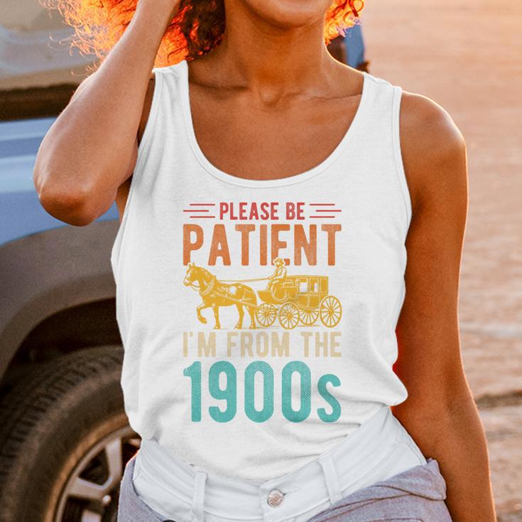 PLEASE BE PATIENT I'M FROM THE 1900s Vintage 1900s 90s Premium Unisex Tank Top