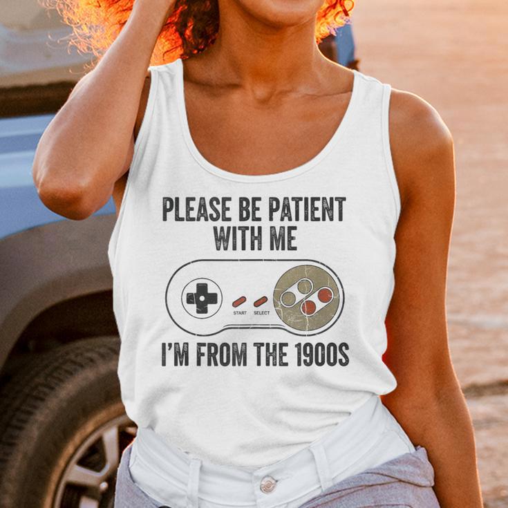 Please Be Patient With Me I'm From The 1900s Vintage Gamer Unisex Tank Top Please Be Patient With Me I'm From The 1900s Vintage Gamer Unisex Tank Top