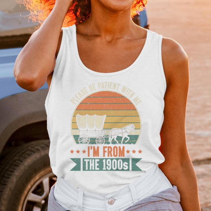 Please Be Patient With Me I'm From The 1900s Vintage Humor Premium Unisex Tank Top