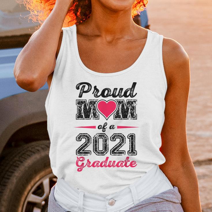 Proud Mom Of A 2021 Graduate Senior Graduation Unisex Tank Top