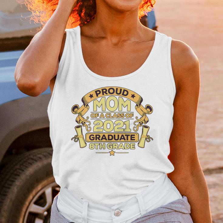Proud Mom Graduation Of 8th Grade Graduate Unisex Tank Top