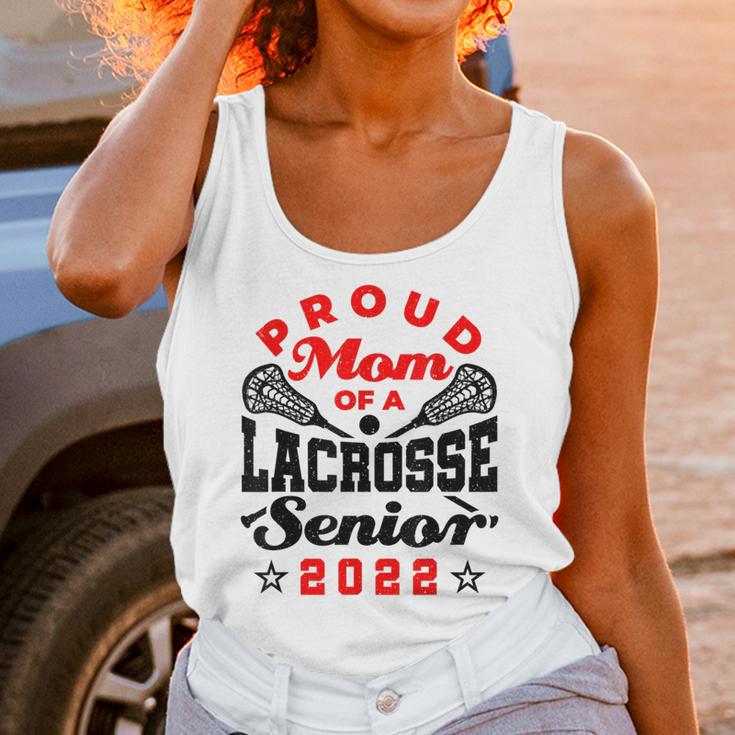 Proud Mom Of a Lacrosse Senior 2022 Graduation Unisex Tank Top