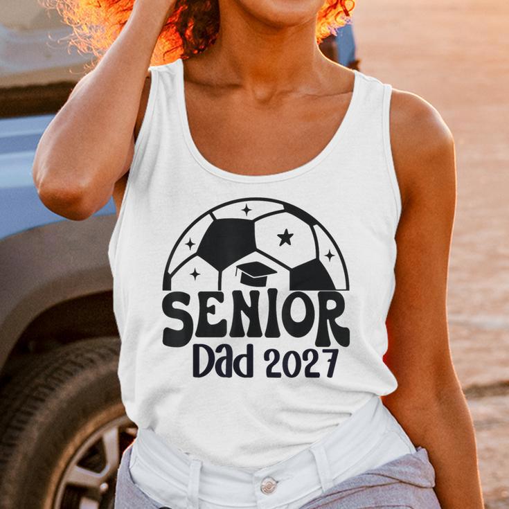 Proud Senior Dad Soccer Class Of 2027 Graduation Graduate Unisex Tank Top