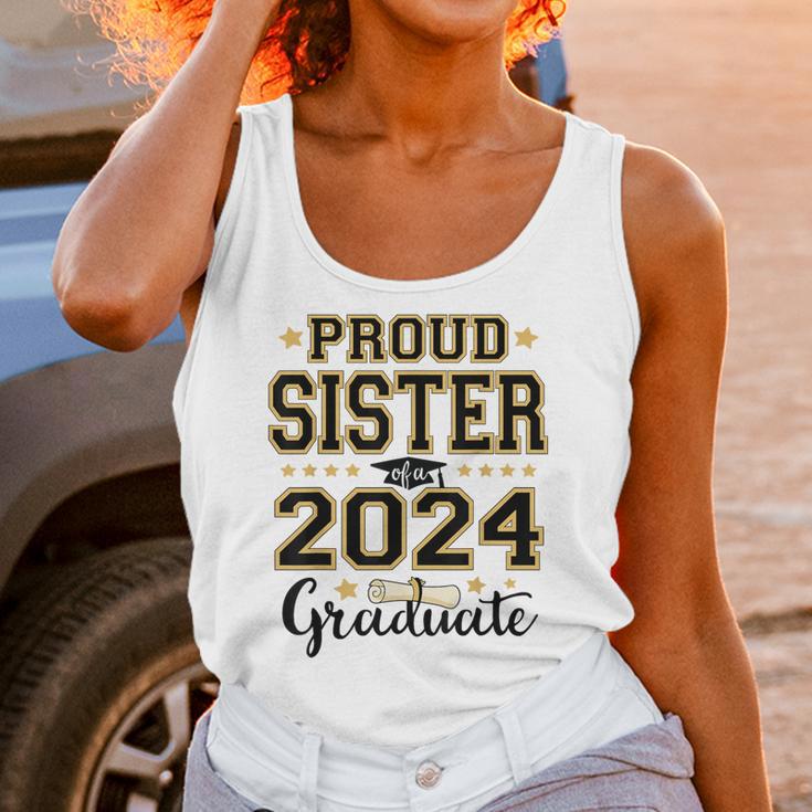 Proud Sister Of A 2024 Graduate Senior Graduation Unisex Tank Top