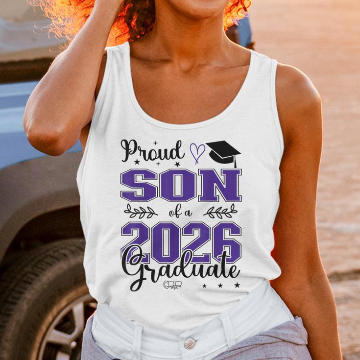 Proud Son Of a Class Of 2026 Graduate For Graduation Unisex Tank Top